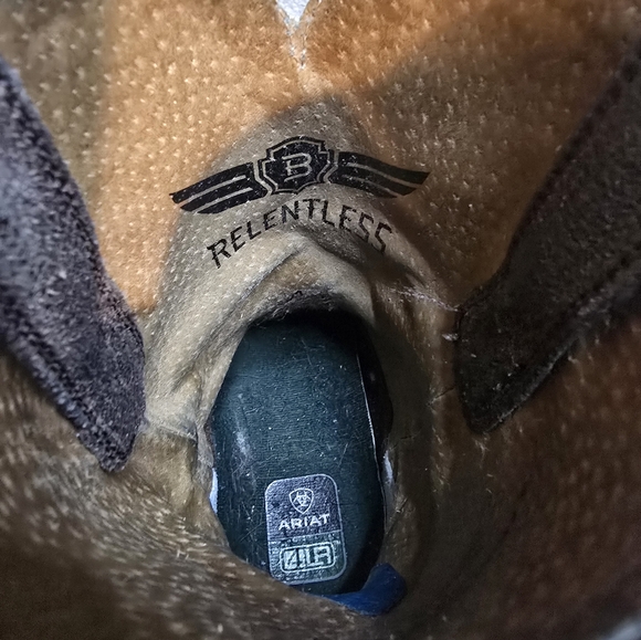 Ariat Relentless Cowboy Cowgirl Boots Western Rodeo Riding Outdoor Festi… - Picture 8 of 9